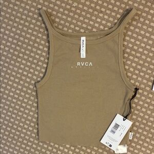RVCA NWT Women's Beige Tank Top